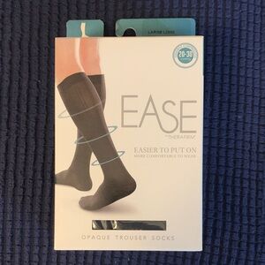 Ease Therafirm-NWT-Opaque Gradient Compression Socks-Navy-Sz Large Long